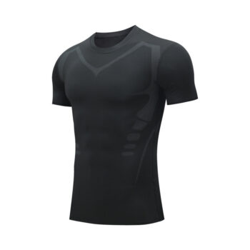 TENGOO Tight Sports Shirt Shaping Shirts Quick Drying Polyester Multifunctional Comfortable T-Shirts for Running Hiking Fashing Body Building Workout