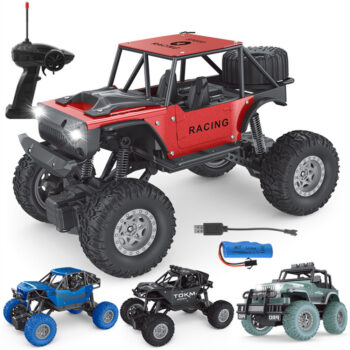 MGRC 6086 RTR 1/18 2.4G RWD RC Car LED Light Vehicles Models Toys Climbing Rock Crawler Alloy Shell