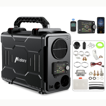 Hcalory HC-A01 12V 5KW Diesel Parking Air Heater Portable Toolbox bluetooth Remote Control Power Temperature Adjustable