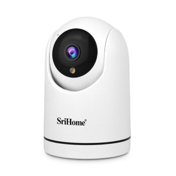 Srihome SH042 1080P Smart Mini WiFi IP Camera 2MP PTZ Color Night Vision Human Detection Two-way Audio Baby Monitor Auto Tracking Home Security CCTV Camera