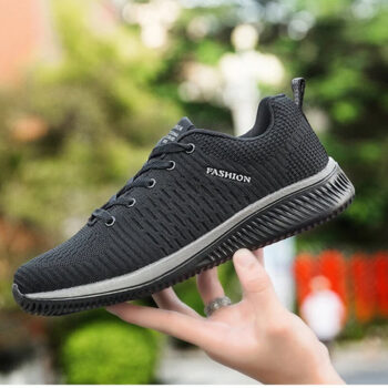 TENGOO Outdoors Mesh Material Breathable Anti-slip Lightweight Casual Sport shoes for Running Basketball Workout Gym