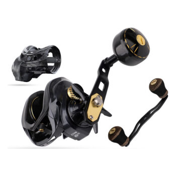 1pc 16kg Drag Power Baitcasting Reel Left/Right Hand Fishing Reel 6.5:1 High-Speed Gear With Replacement Handle Carbon Fibre Shooting Fishing Reel