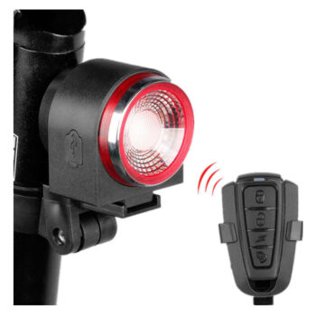 ANTUSI Bike Smart Braking Taillght 800mAh Battery IPX5 Waterproof with 108dB Horn Wireless Remote Alarm Rear Light