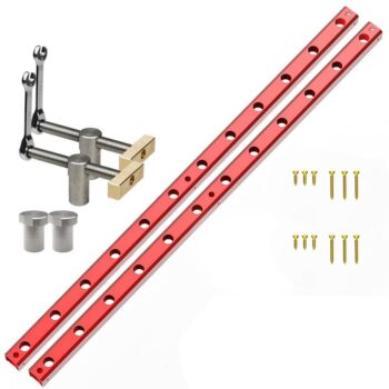 Woodworking Bench Dog Hole Aluminum Track Splicing Board Quick Hold Down Clamp Workbench Table