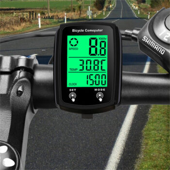 Cansses  CNC Bicycle Speedometer Wired Touchscreen Waterproof 80g Lightweight  Bike Computer Backlit for Day/Night Cycling