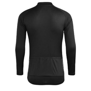 XINTOWN 100% Polyester Long-Sleeved Jersey Quick-Dry Solid Color Breathable Sports Clothing for Cycling