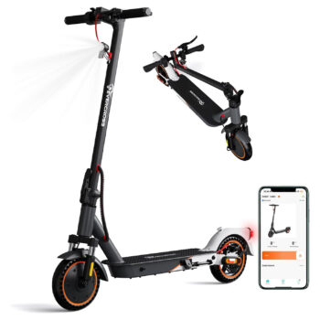 [EU Direct] EVERCROSS EV85F Electric Scooter with ABE Road Approval 36V 7.8AH Battery 400W Motors 8.5inch Solid Tires 30KM Max Mileage 120KG Max Load Folding E-Scooter