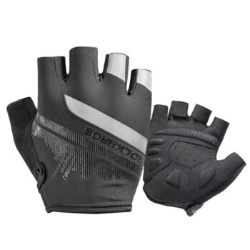 ROCKBROS Half Finger Cycling Gloves Shockproof Wear Resistant Breathable MTB Road Bicycle Gloves Men Women Sports Bike Equipment