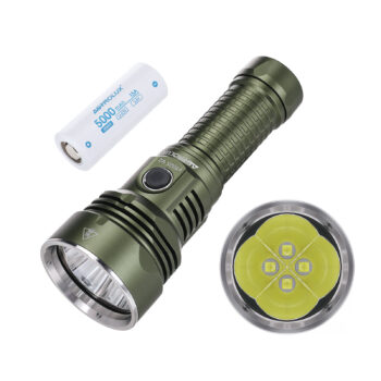 Astrolux® FT02S V2 10225LM Quad HP50 High-Lumen Strong Flashlight With Powerful 26650 Battery Type-C Rechargeable 418m Tactical LED Torch Stepless Dimming Outdoor Camping Hiking Searching Light