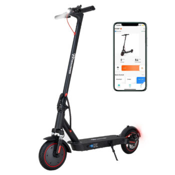 [EU Direct] EVERCROSS EV85F Electric Scooter 36V 7.8AH Battery 350W Motors 8.5inch Solid Tires 30KM Max Mileage 120KG Max Load Folding E-Scooter