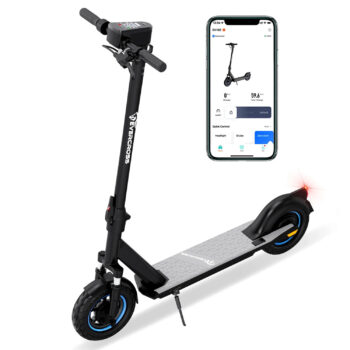 [EU Direct] EVERCROSS EV10Z Electric Scooter 36V 11.4AH Battery 500W Motors 10inch Solid Tires 35-40KM Max Mileage 100KG Max Load Folding E-Scooter