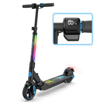 [EU Direct] EVERCROSS EV06C Electric Scooter 25.2V 2.6AH Battery 150W Motors 6.5inch Tires 8KM Max Mileage 60KG Max Load Folding Kids Electric Scooter for 6-12 Years Old