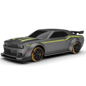 Turbo Racing C65 RTR 1/76 2.4G RWD Mini Drift RC Car Built In Gyro Chip Program Metal Counterweights CT04 Chassis Micro Sports Truck LED Lights Full Proportional Vehicles Model Kids Children Toys