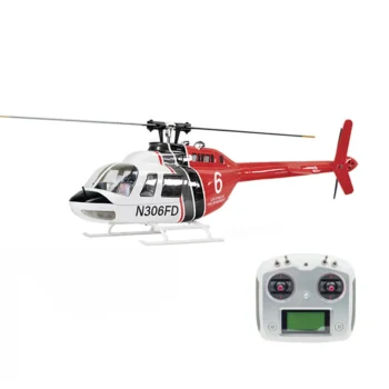 FLY WING Bell 206 V3 470 CLASS RC Helicopter With H1 Flight Controller GPS PNP / RTF - PNP without battery