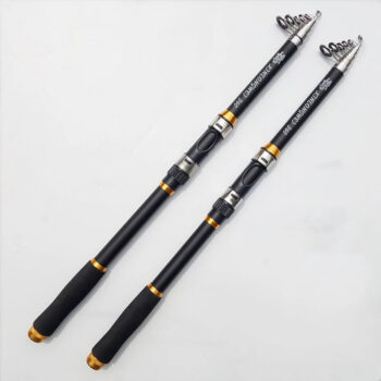 Portable Rock Fishing Rod Glass Fiber Ultralight Strong Carp Rod Telescopic Sea Hard Fish Pole for Ocean Lake Fishing