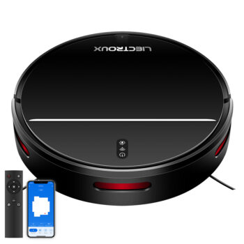 Liectroux M7S PRO Robot Vacuum Cleaner Smart Dynamic Navigation WiFi App Alexa with 200ML Water Tank Wet Mopping