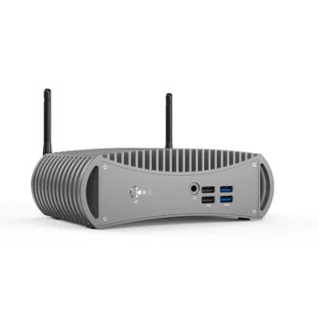 [Fanless Version] NVISEN FU02 Intel I5-1235U Mini PC 16GB/32GB DDR4 512GB/1TB SSD WiFi6 RJ45 1000M LAN Thunderbolt4 4K Output HD2.0 DPPort Trible Screen 4K@60Hz Windows11 Mini Workstation Computer - 16+512GB