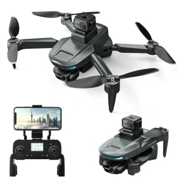 LYZRC L200 PRO MAX 216g GPS 5G WiFi FPV with 4K ESC HD Dual Camera 2-Axis EIS Gimbal 360° Obstacle Avoidance Brushless Foldable RC Drone Quadcopter RTF - With Obstacle Avoider Two Batteries