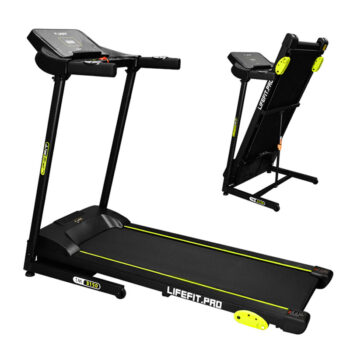 LIFEFIT TM3150 Professional Folding Treadmill 2.5 HP Power 12km or h Max Speed 100kg Weight Capacity bluetooth Installation free with LED Smart Display for Home Gym Workouts