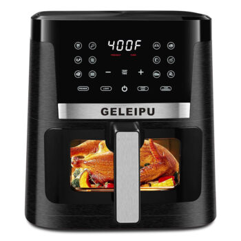 GELEIPU DL27 Air Fryer 7.5QT 1700W Oilless Oven Healthy Cooker Air Fryers Large Capacity with 12 Presets