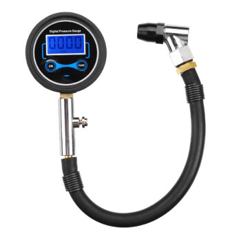 Car Motorcycle Van 0-200Psi Digital LCD Tyre Tire Air Pump Pressure Gauge Tester