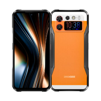 DOOGEE V20S 5G Innovative Rear Display Dimensity 6020 32GB 256GB 50MP Triple Camera 24MP Night Vision Camera 6.43 Inch 2K FHD+ AMOLED Screen 6000mAh NFC IP68 IP69K Waterproof Octa Core Rugged Smartphone