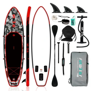 FunWater Inflatable Paddle Board 12~15PSI Maximum Load 150KG Stand Up Portable Surfboard Pulp Board With Chair