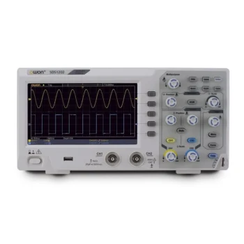 OWON SDS1202 Digital Oscilloscope 200MHz Bandwidth 1GS/s Sample Rate 7-inch Color LCD USB Compatible High Accuracy Reliable Performance Advanced Technology Ideal for Lab Work Analysis