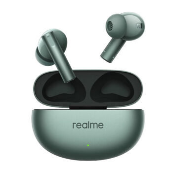 Realme Buds Air6 TWS bluetooth Earphone ANC Earbuds 50dB Noise Cancelling 6 Mic AI Call Noise Cancelling 12.4mm Moving Coil Hi Res Audio LHDC 5.0 40H Playback Low Latency In ear Sports Headphones