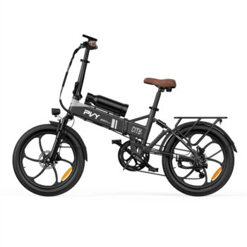 [EU DIRECT] PVY Z20 MAX Electric Bike 36V 15AH+10.6AH Dual Batteries 250W Motor 20inch Tires 200KM Max Mileage 150KG Max Load Folding Electric Bicycle