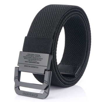 ENNIU Leisure Belt Quick Release Quick Dry Elastic Multi-Function Alloy Buckle Waistband Tactical Belt for Fishing Hunting