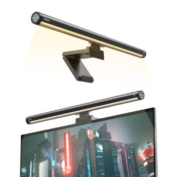 BlitzMax BM RS1 Monitor Light Bar LED Screen Light Bar Stepless Dimming Monitor Lamp Computer Monitor Lamp for Desk Office Home Game No Screen Glare or Touch Control or Space Saving or USB Powered