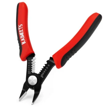 [EU/US Direct]KAIWEETS KWS-102 6-inch Flush Plier 2 in 1 Multifunction Wire Cutter Stripper 10-20 AWG Heat-Treated Carbon Steel Ergonomic Handle Best for Tight Spaces