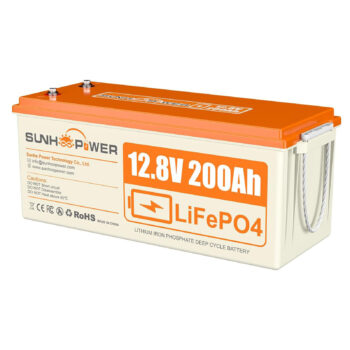 SUNHOOPOWER 12V 200AH LiFePO4 Battery