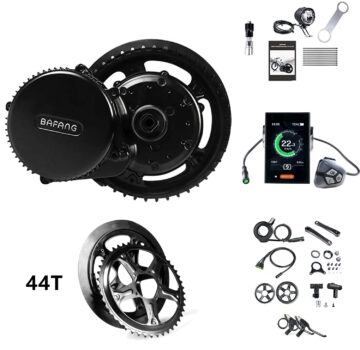 [EU DIRECT] BAFANG BBS02B 36V 500W Mid-Motor Conversion Kit Electric Bike Kits with C18 0-9 PAS Display Screen 36/42/44/52T Chainwheel