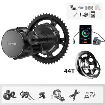 [EU DIRECT] BAFANG BBS01B 36V 250W Mid-Motor Conversion Kit Electric Bike Kits with C18 0-9 PAS Display Screen 36/42/44/52T Chainwheel