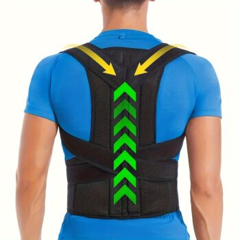 Adjustable Back Support Belt Back Posture Corrector Shoulder Lumbar Spine Support Back Protector