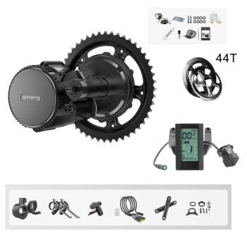 [EU DIRECT] BAFANG BBS01B 48V 250W Mid-Motor Conversion Kit Electric Bike Kits with 800S 0-9 PAS Display Screen 36/42/44/52T Chainwheel