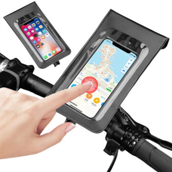 BENGGOU Waterproof Bicycle Phone Mount 360° Rotation Touch Screen Handlebar Phone Holder for MTB Bike Road Bike Cycling