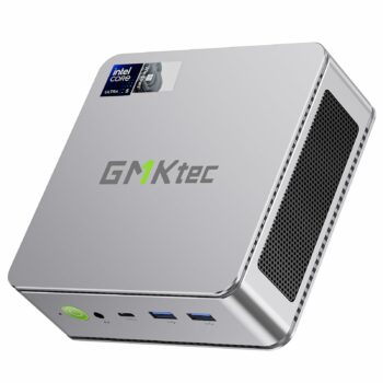 GMKtec K9 Intel Core Ultra 125H 14 Cores 18 Threads Mini PC 16GB/32GB DDR5 RAM 1TB SSD 4K Triple Output WIFI6 BT5.2 HD Type-C Dual 2.5G LAN Windows 11 Pro Mini Computer Desktop PC