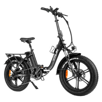 [EU Direct] Vitilan U7 2.0 Electric Bike 48V 20AH SamsungBattery 750W Motor 20*4.0inch Tires 80KM Max Mileage 150KG Max Load Folding Electric Bicycle