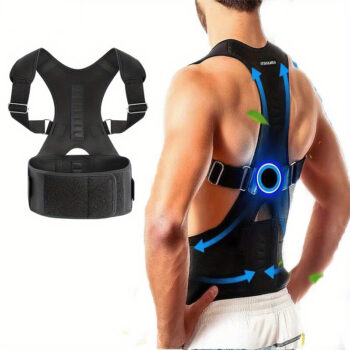 Adjustable Back Support Belt Back Posture Corrector Shoulder Lumbar Spine Support Back Protector