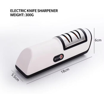 Electric Knife Sharpener Multifunctional Automatic 3 Gears Kitchen Cordless Electric Fast Knife Sharpener Kitchen Tools Grinder