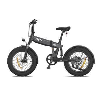 [EU DIRECT] PVY TURBO Electric Bike 48V 13AH Battery 250W Motor 20inches Tires100KM Max Mileage 150KG Max Load Folding Electric Bicycle