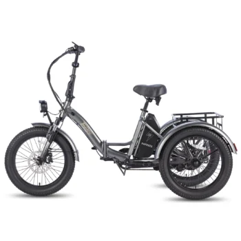 [EU Direct] FAFREES F20 MATE Electric Tricycle Cargo 48V 18.2AH Battery 500W Motor 20inches Tires 85-110KM Max Mileage 180KG Max Load Folding Electric Bike