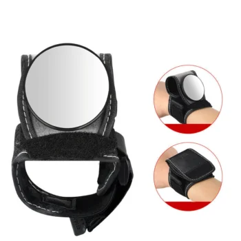 XANES Portable Bicycle Mirror HD Cycling Wrist Mirror Safety Rearview Mirrors MTB Road Bike Rear View Convex Mirror