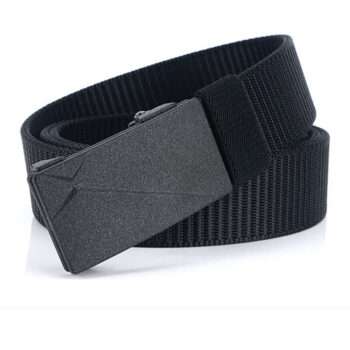 ENNIU 125cm Men's Tactical Nylon Belt Adjustable Wear-resistant  Elastic Waist Belt Buckle Belt Casual Sports Belts