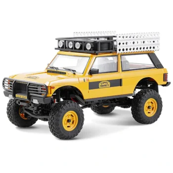 FMS FCX24M RTR 1/24 2.4G 4WD RC Car for Land Rover Camel Trophy Edition Rock Crawler Off-Road Climbing Truck Two Speed LED Lights Vehicles Models Oil Filled Shocks Toys