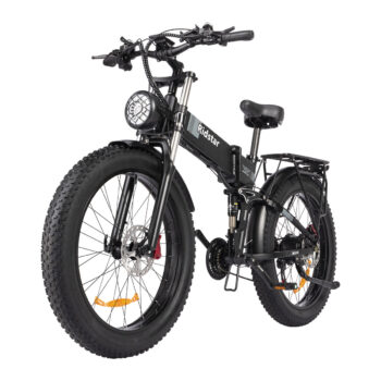 [EU DIRECT] Ridstar H26 PRO Electric Bike 48V 20AH Battery 1000W Motor 26*4.0inch Tires 65-80KM Max Mileage 150KG Max Load Folding Electric Bicycle