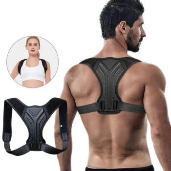 KALOAD Adjustable Back Shoulder Posture Corrector Belt Clavicle Spine Support for Home Office Sport Upper Back Neck Brace